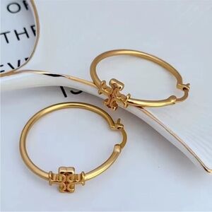 Tory Burch Gold Hoop Earrings